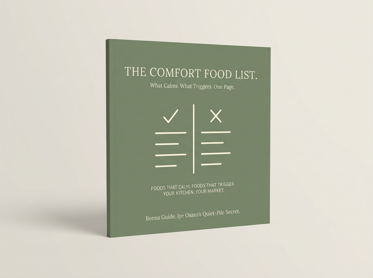 Bonus #1 - The Comfort Food List